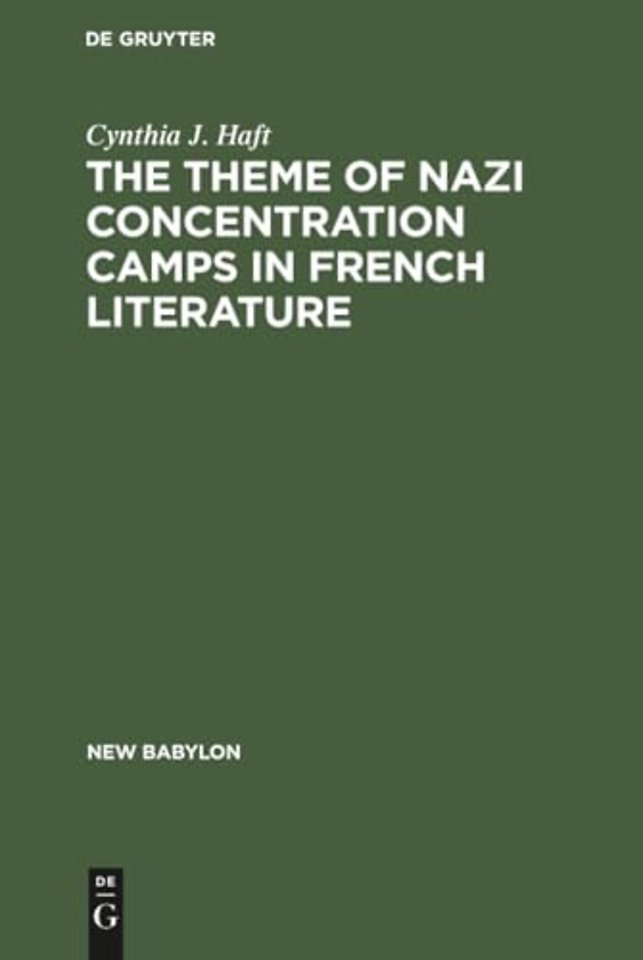 The theme of Nazi concentration camps in French literature