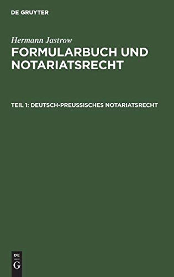 Deutsch–preuβisches Notariatsrecht