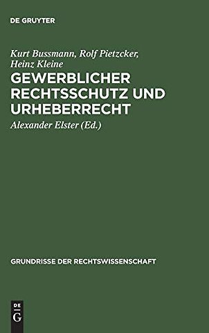 Gewerblicher Rechtsschutz und Urheberrecht