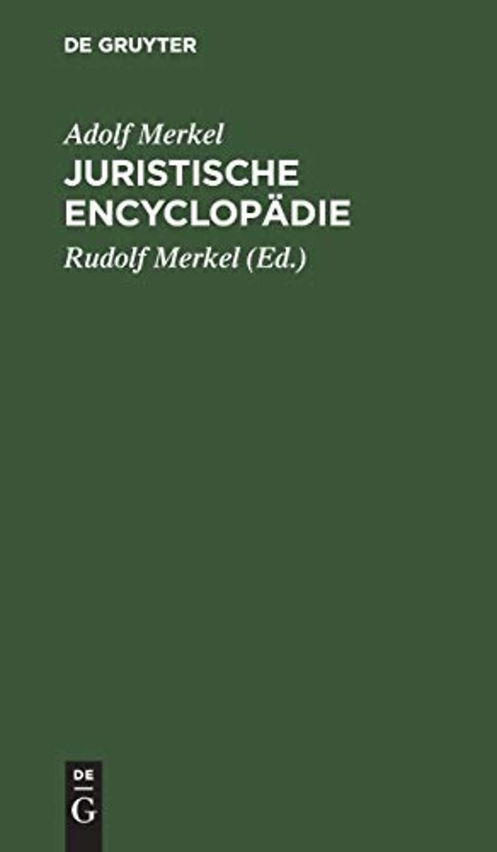 Juristische Encyclopadie