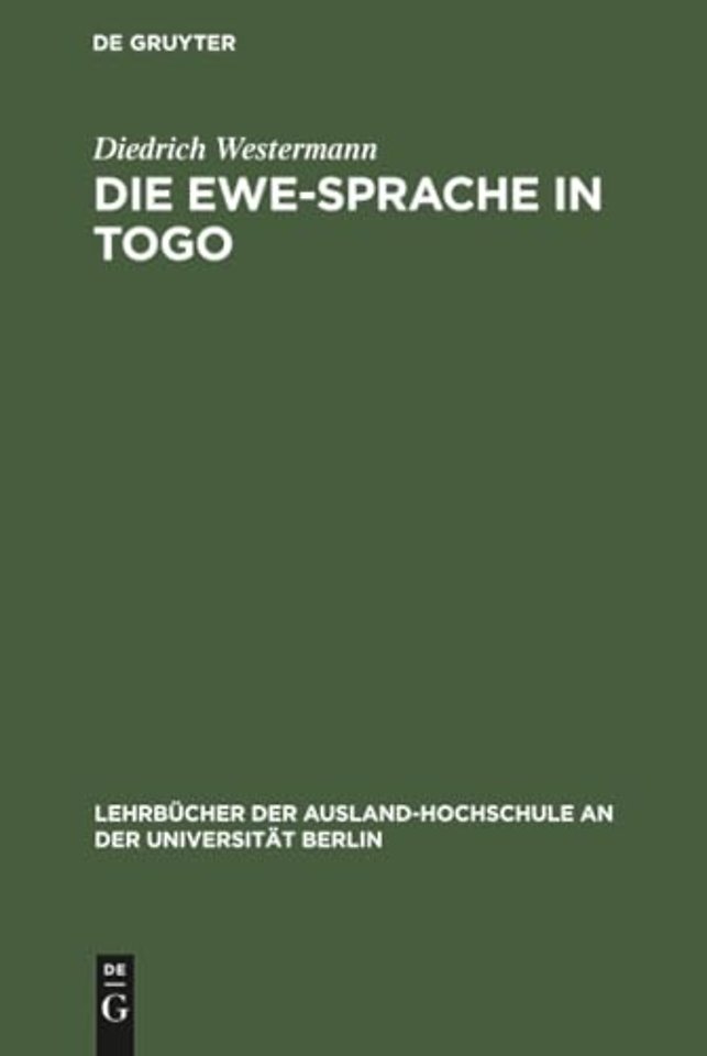 Die Ewe-Sprache in Togo