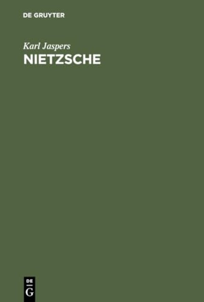 Nietzsche – Einführung in das Verständnis seines Philosophierens