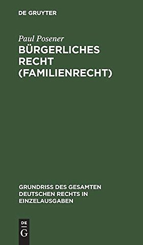 Burgerliches Recht (Familienrecht)