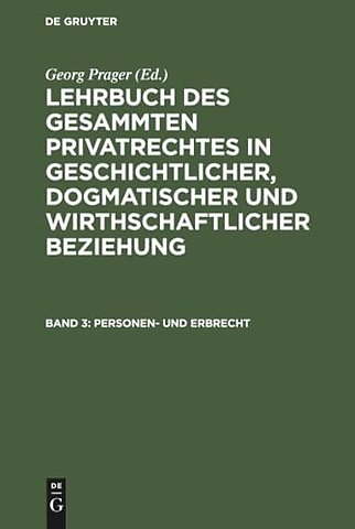 Personen– und Erbrecht