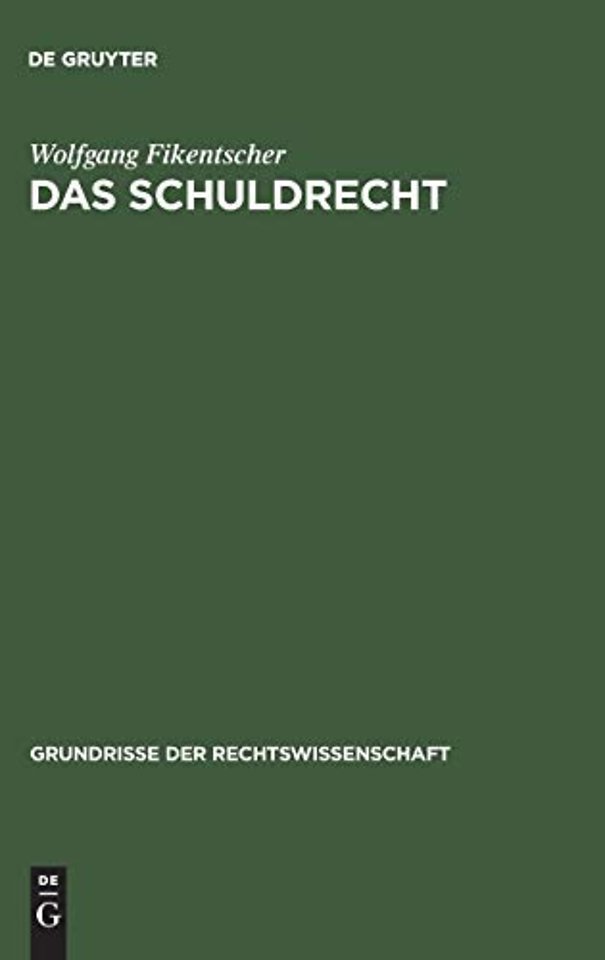 Das Schuldrecht