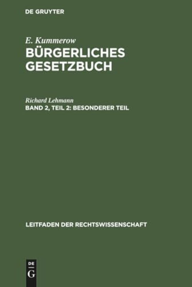 Besonderer Teil