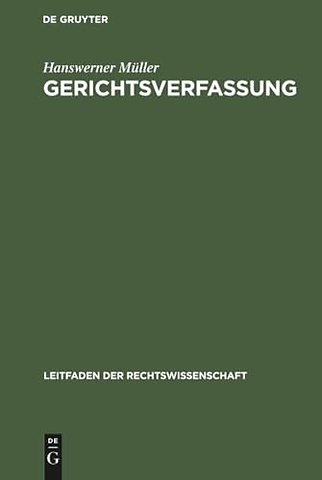 Gerichtsverfassung