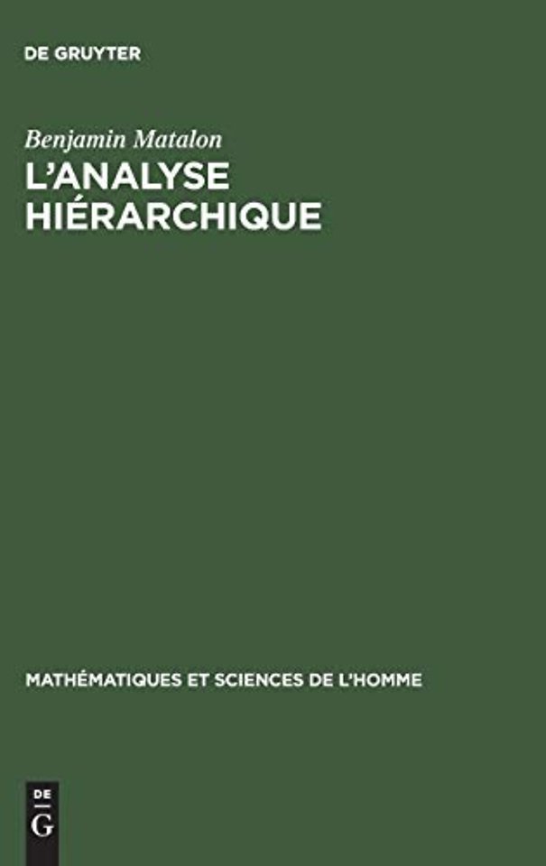 L'analyse hierarchique