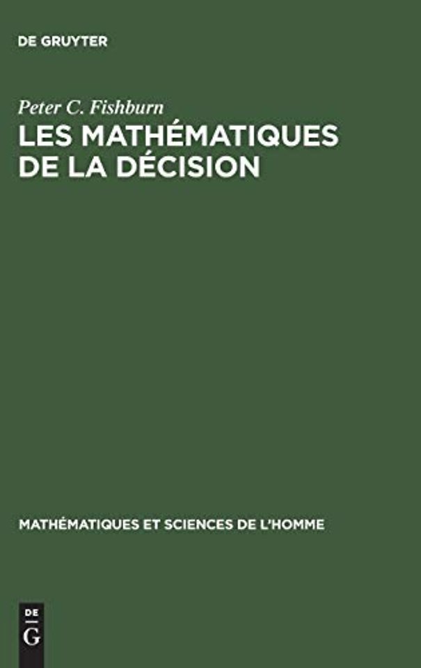 Les mathématiques de la décision