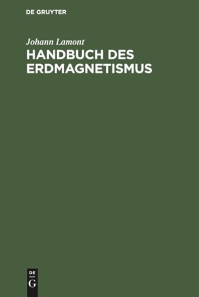 Handbuch des Erdmagnetismus