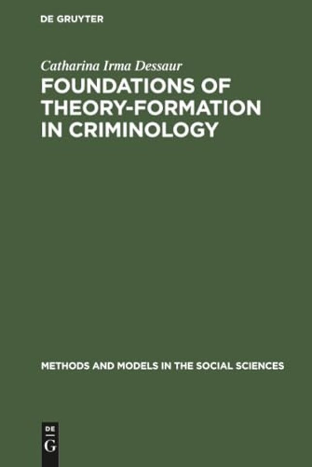 Foundations of theory-formation in criminology