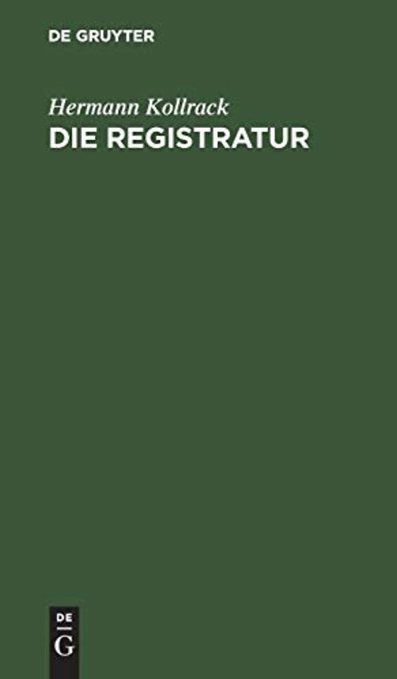 Die Registratur