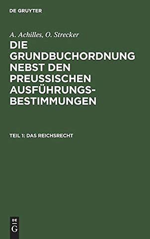 Das Reichsrecht