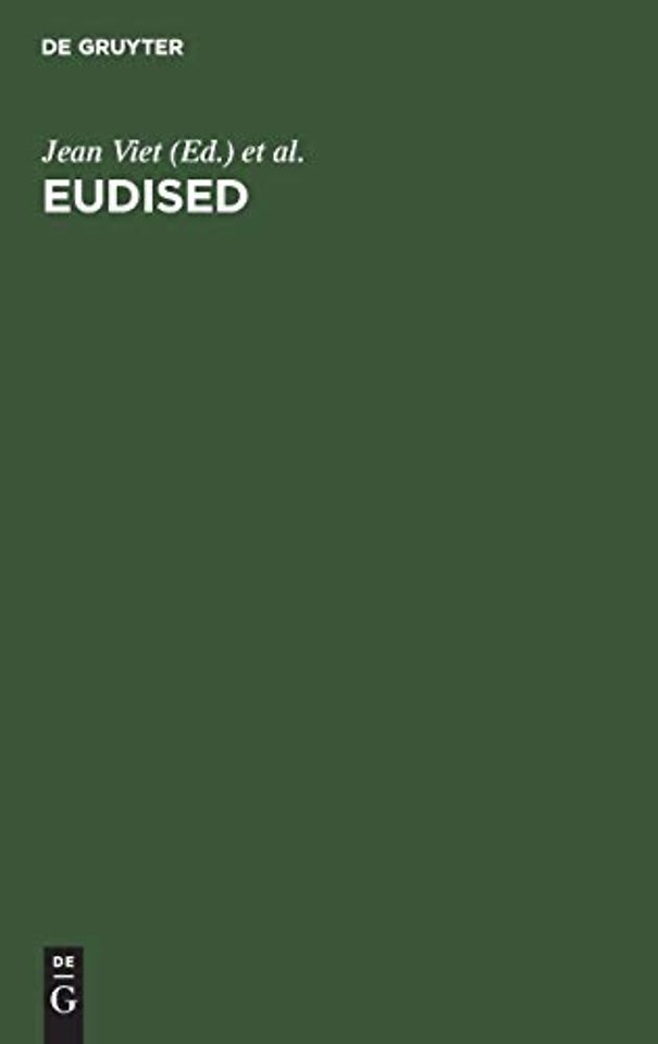EUDISED – Multilingual thesaurus for information processing in the field of education