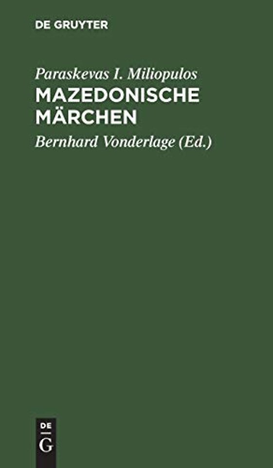 Mazedonische Marchen