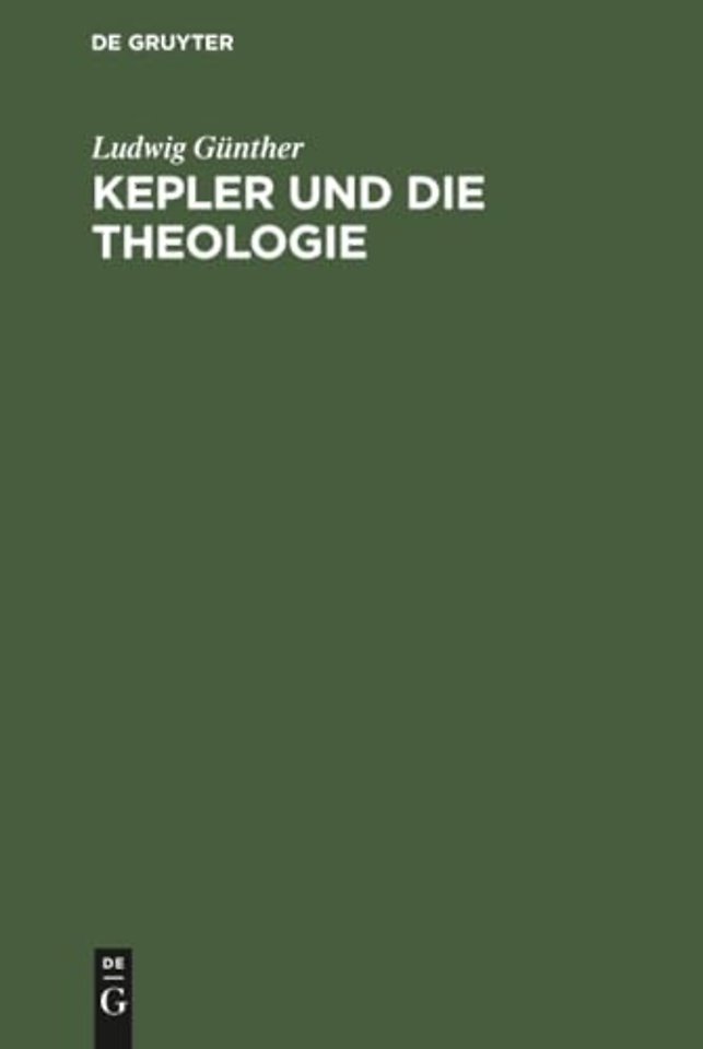 Kepler Und Die Theologie