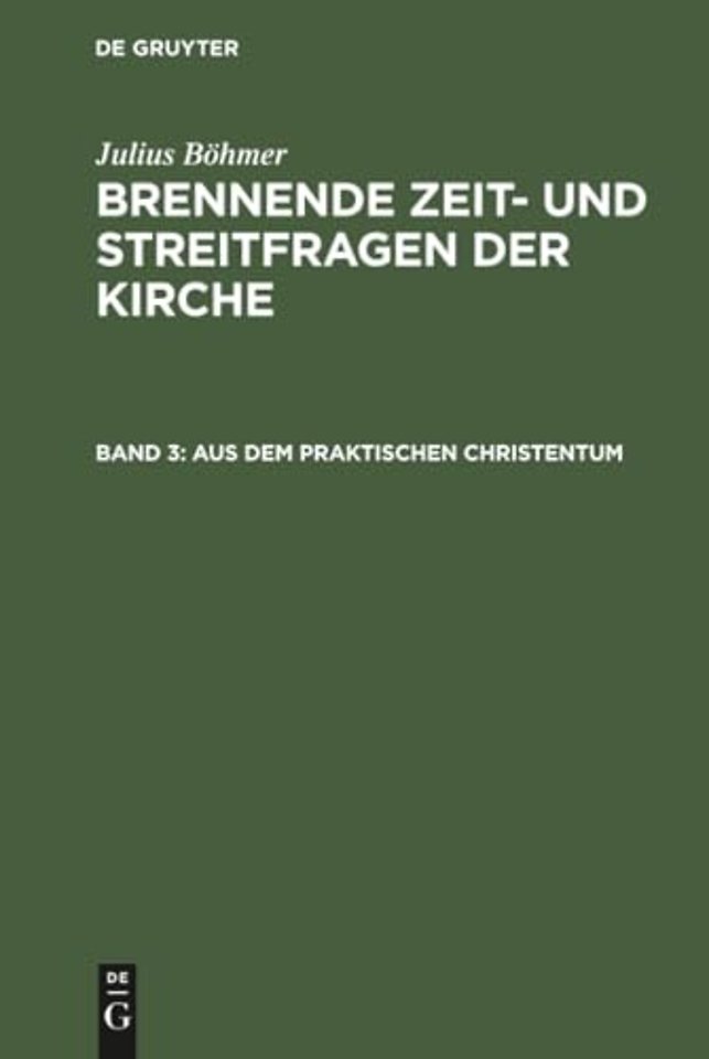 Aus dem praktischen Christentum