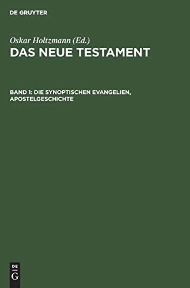 Die synoptischen Evangelien, Apostelgeschichte