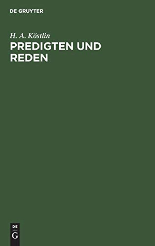 Predigten Und Reden