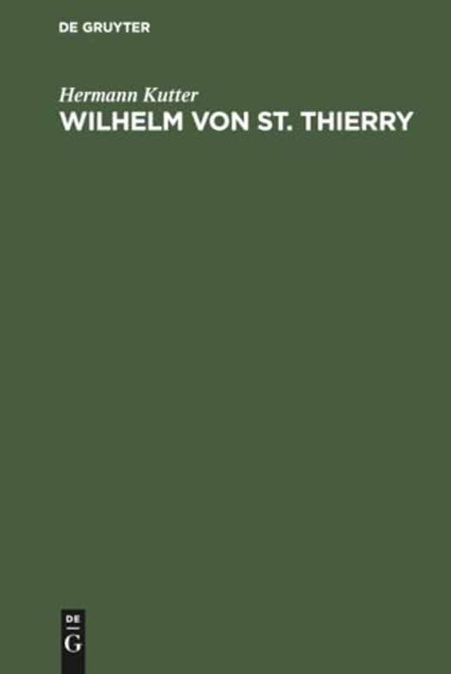 Wilhelm Von St. Thierry