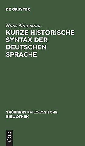 Kurze historische Syntax der deutschen Sprache