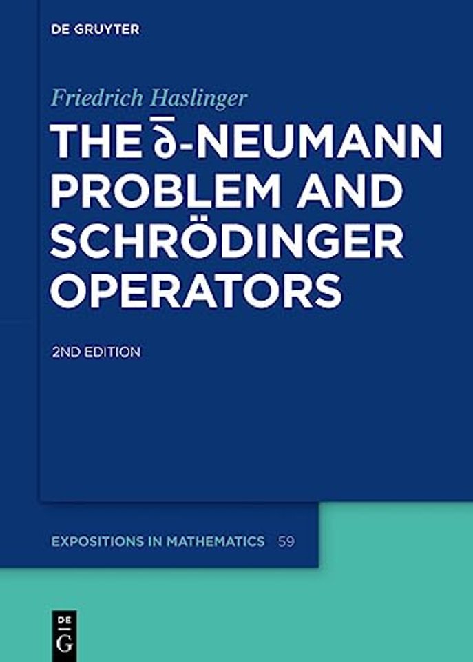 The d–bar Neumann Problem and Schrödinger Operators