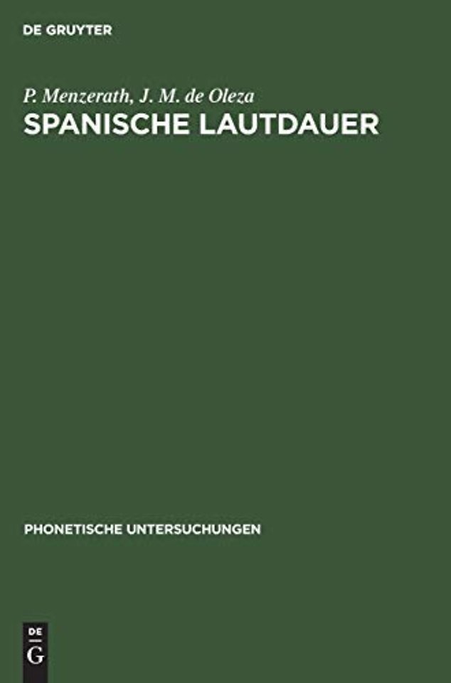 Spanische Lautdauer