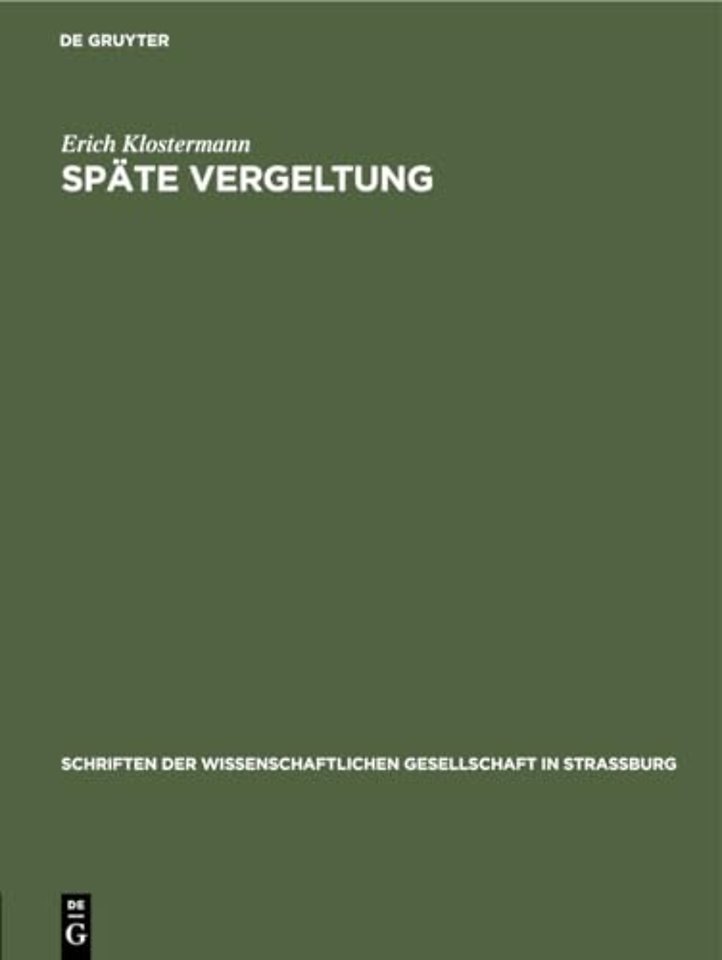 Späte Vergeltung – Aus der Geschichte der Theodicee