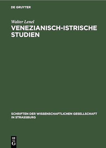 Venezianisch–Istrische Studien