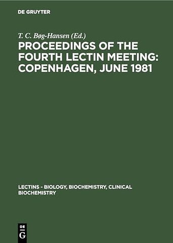 Proceedings of the Fourth Lectin Meeting