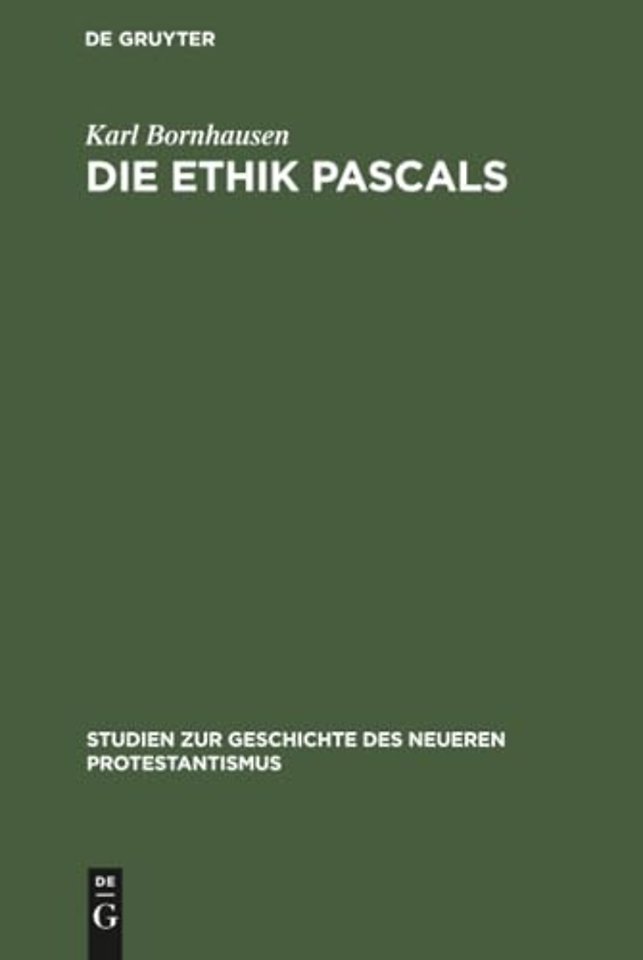 Die Ethik Pascals