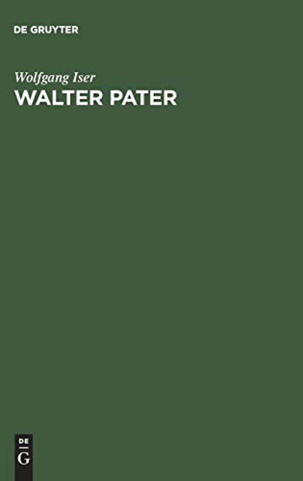 Walter Pater – Die Autonomie des Ästhetischen