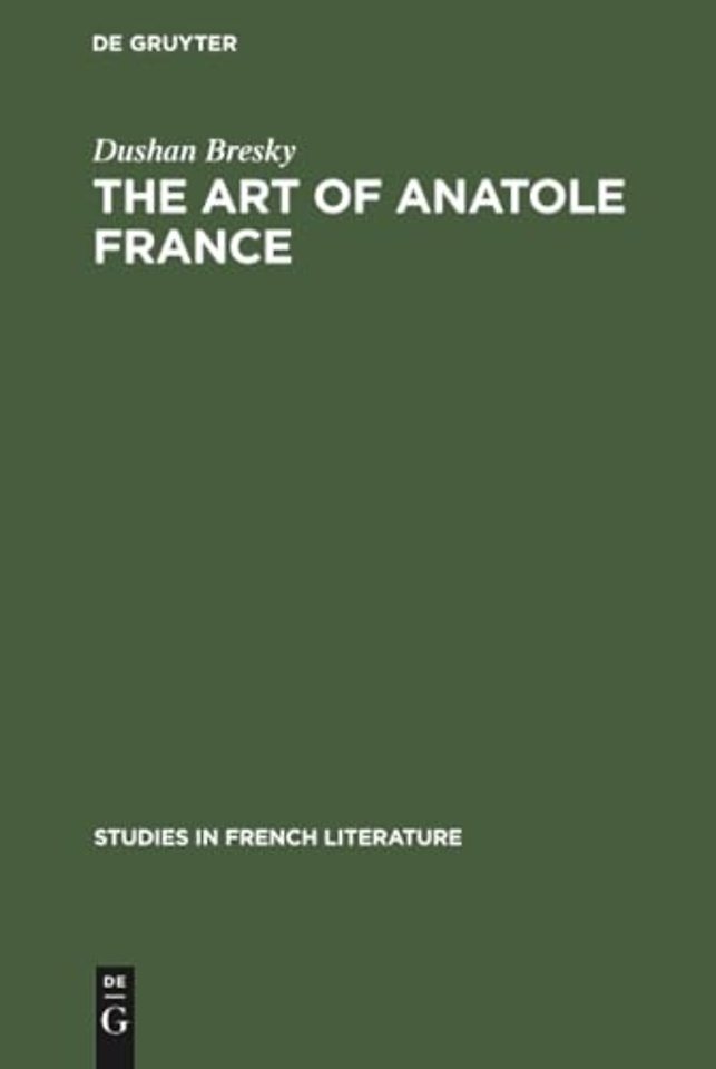 The art of Anatole France