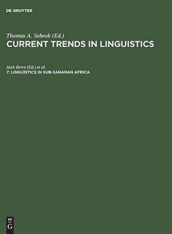 Linguistics in Sub-Saharan Africa