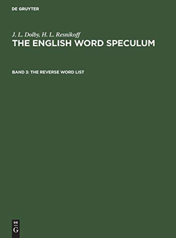 The reverse word list