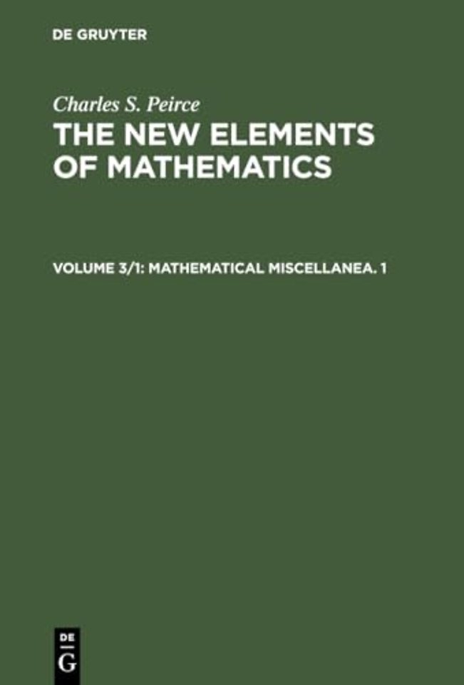 Mathematical Miscellanea. 1