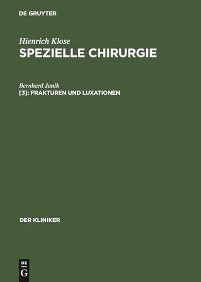 Frakturen und Luxationen