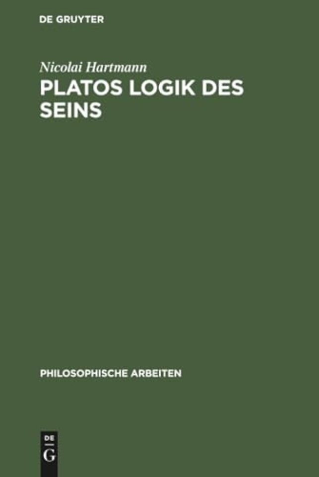 Platos Logik des Seins