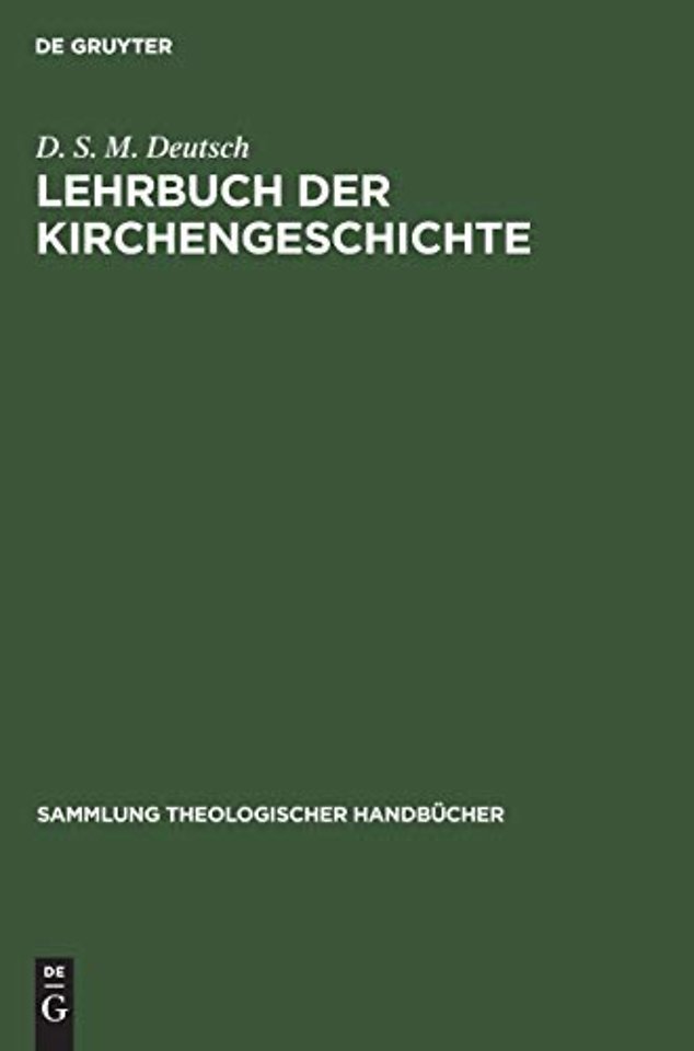 Lehrbuch der Kirchengeschichte