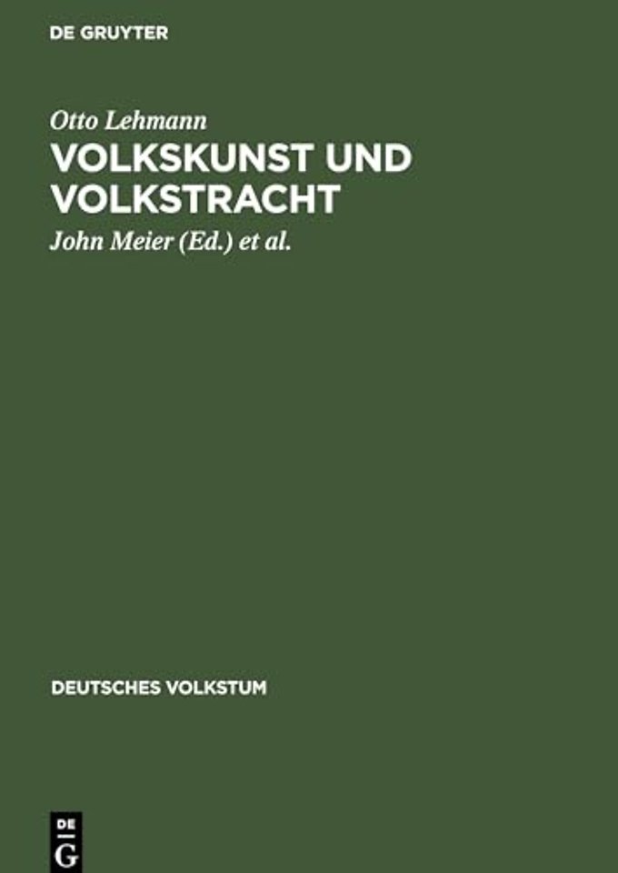 Volkskunst und Volkstracht