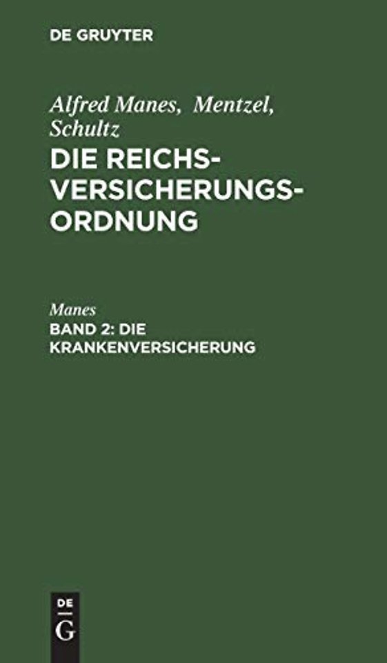 Die Krankenversicherung