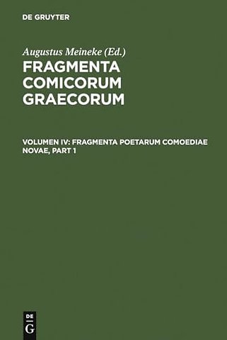 Fragmenta poetarum comoediae novae