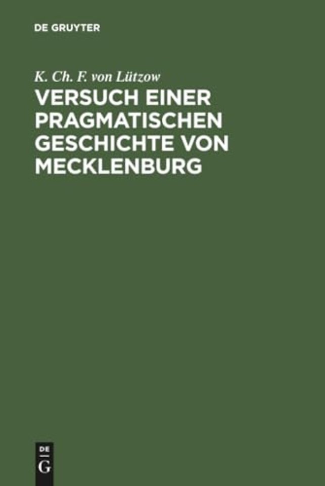 Versuch einer pragmatischen Geschichte von Meckl – Zweiter Theil