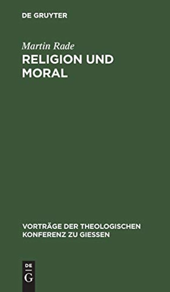 Religion Und Moral