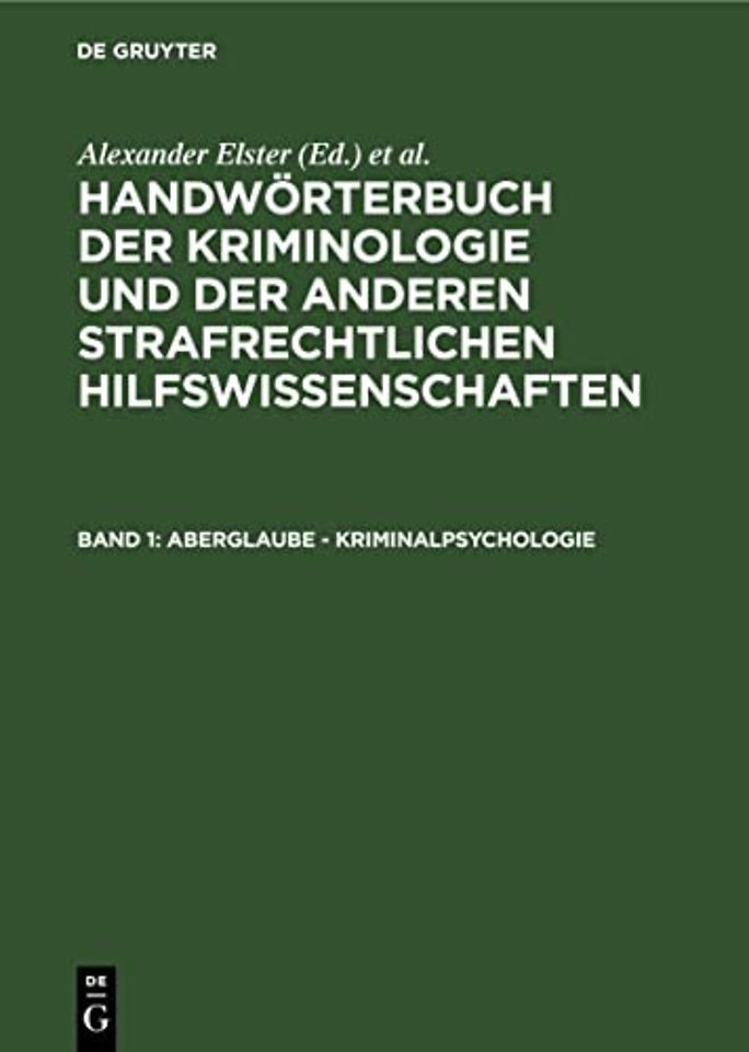Aberglaube – Kriminalpsychologie