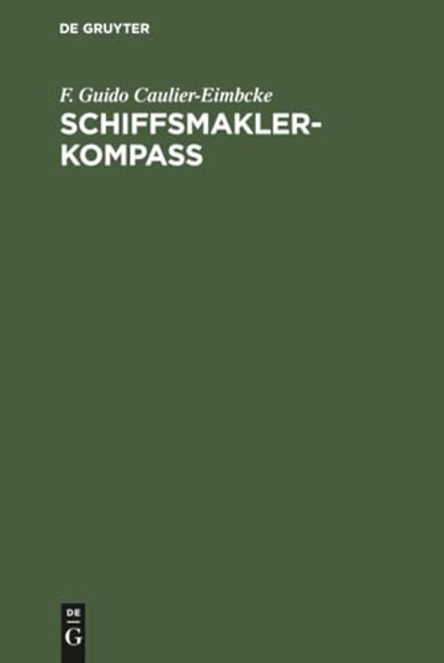 Schiffsmakler–Kompass