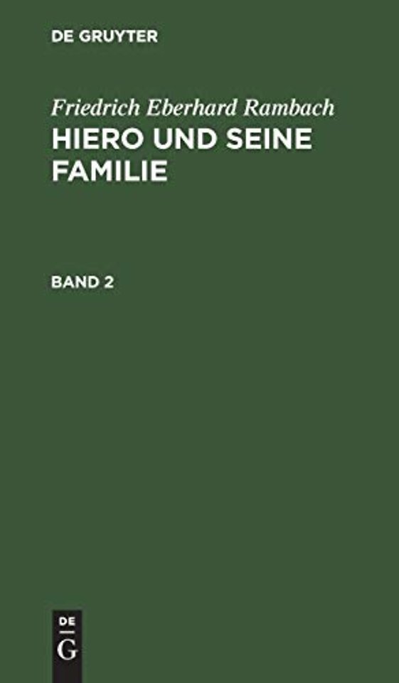 Hiero und seine Familie. Band 2
