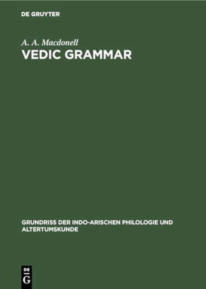 Vedic grammar