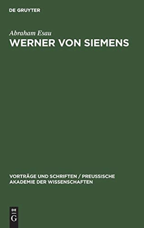 Werner Von Siemens