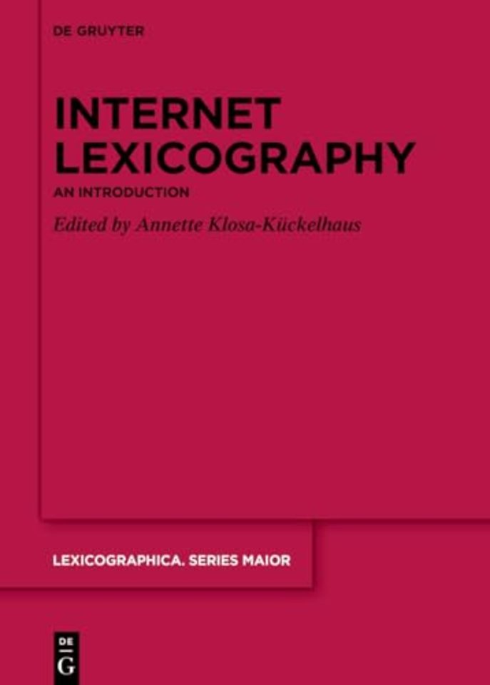 Internet Lexicography